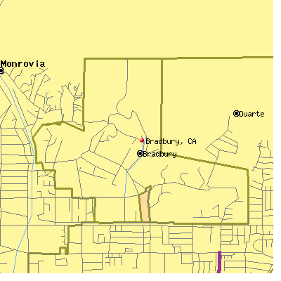 Bradbury map