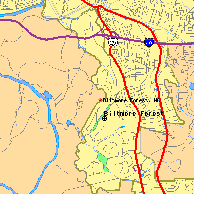 Biltmore Forest map