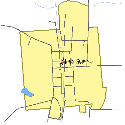 Black Creek map