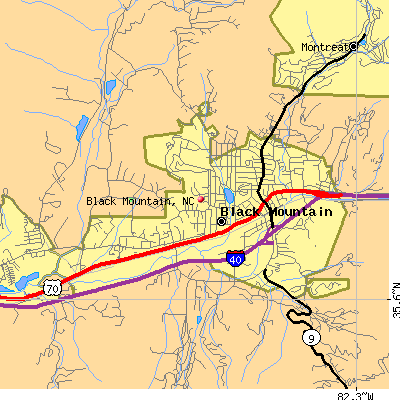 Black Mountain map