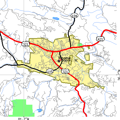 Boone map