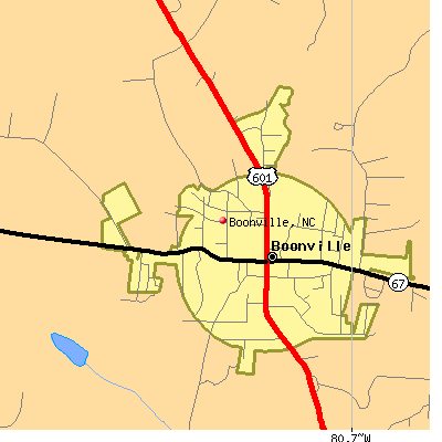 Boonville map