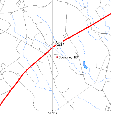 Bowmore map