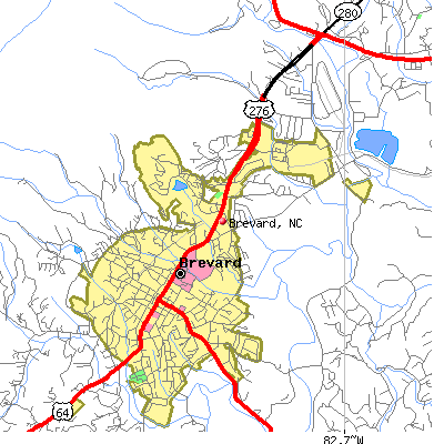 Brevard map