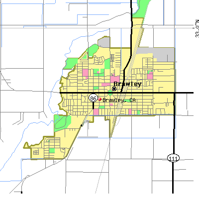 Brawley map