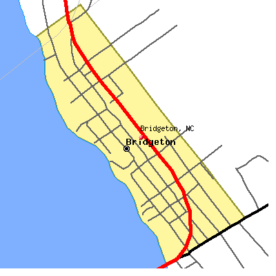 Bridgeton map