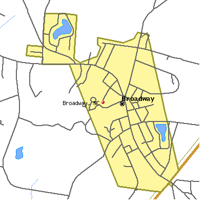 Broadway map