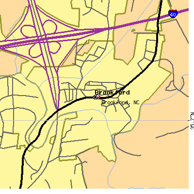 Brookford map