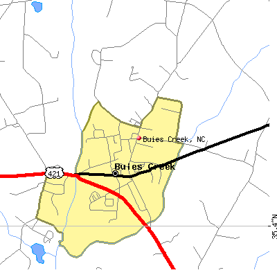 Buies Creek map