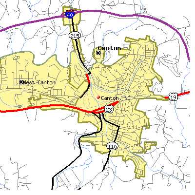 Canton map