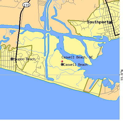 Caswell Beach map