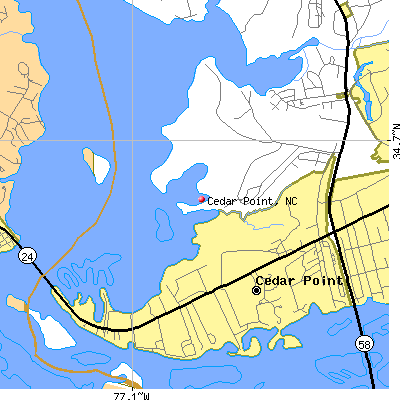 Cedar Point map