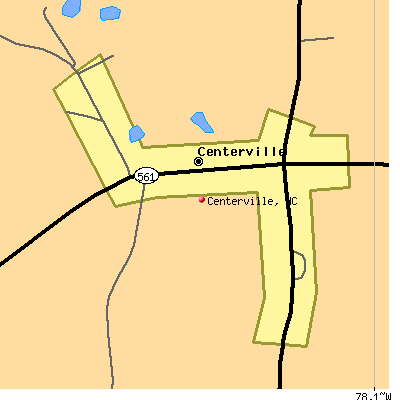 Centerville map
