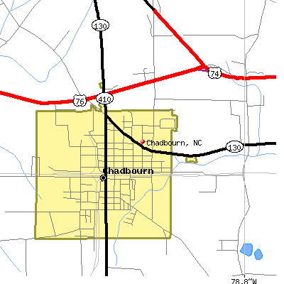 Chadbourn map