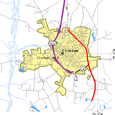 Clinton map