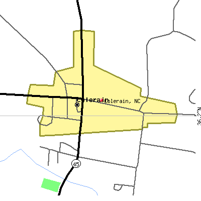 Colerain map