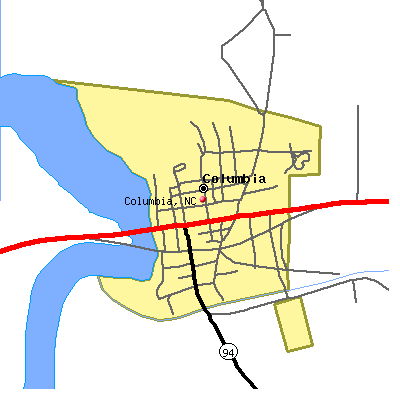 Columbia map
