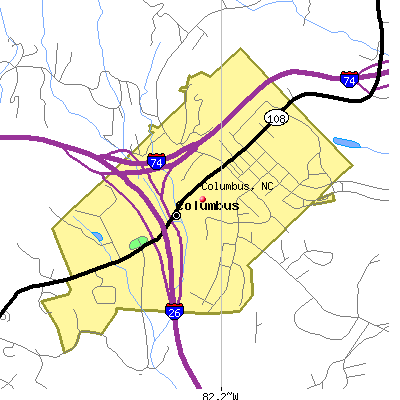 Columbus map