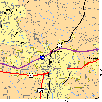Conover map