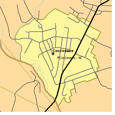 Cooleemee map