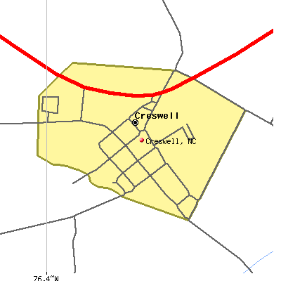 Creswell map