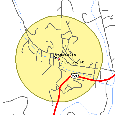 Crossnore map