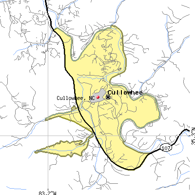 Cullowhee map