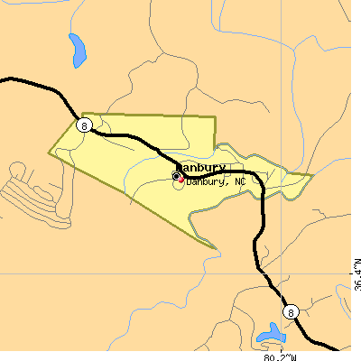 Danbury map