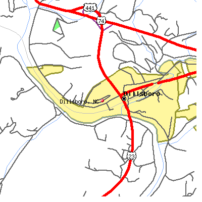 Dillsboro map