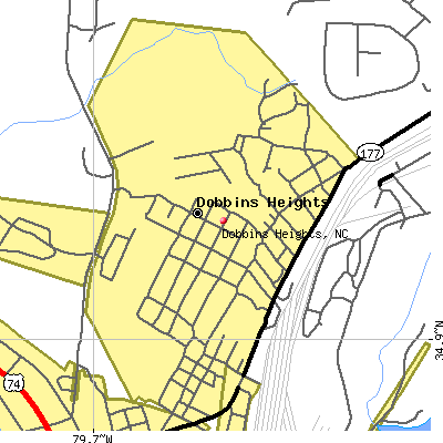 Dobbins Heights map