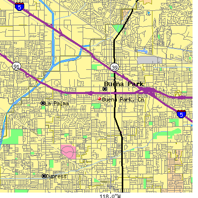 Buena Park map