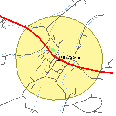 Elk Park map
