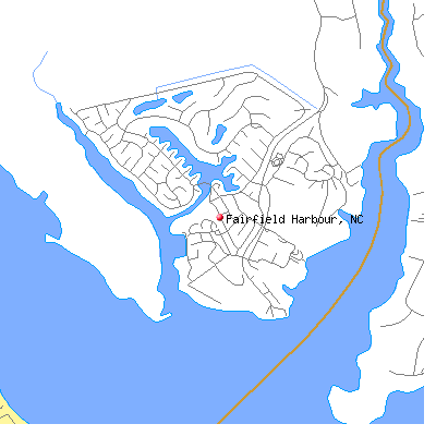 Fairfield Harbour map