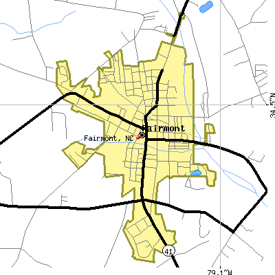 Fairmont map