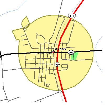 Faison map