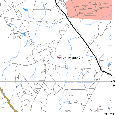Five Points map
