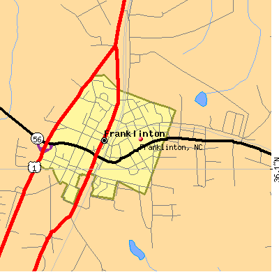 Franklinton map