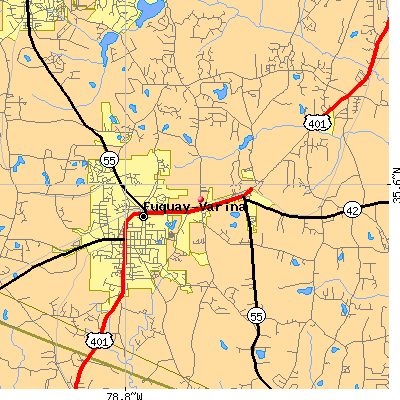 Fuquay-Varina map