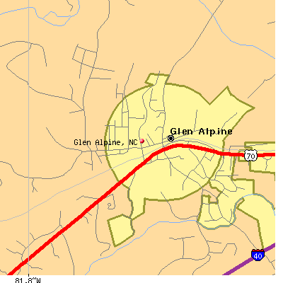 Glen Alpine map