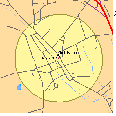Goldston map