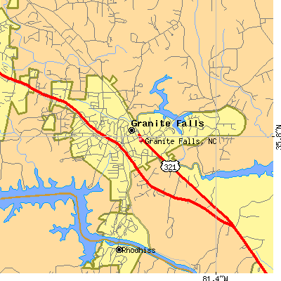 Granite Falls map