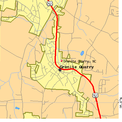 Granite Quarry map