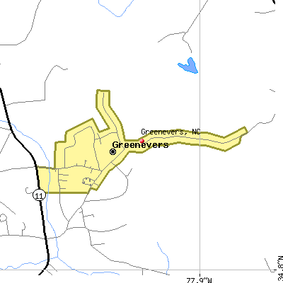 Greenevers map