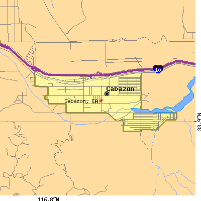 Cabazon map