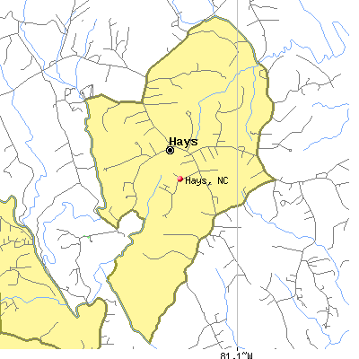 Hays map