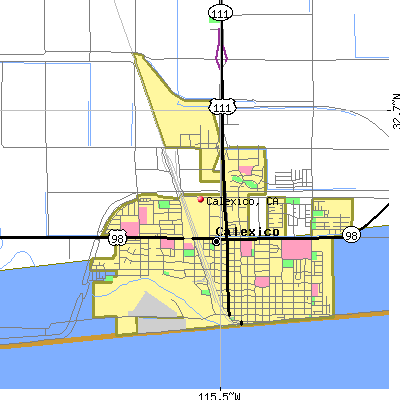 Calexico map