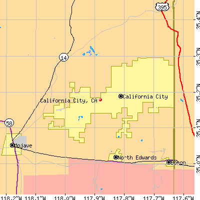 California City map