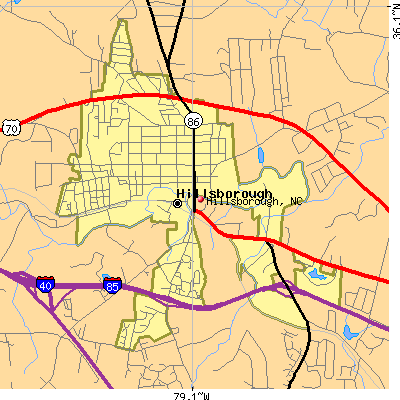Hillsborough map