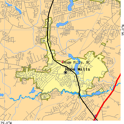 Hope Mills map