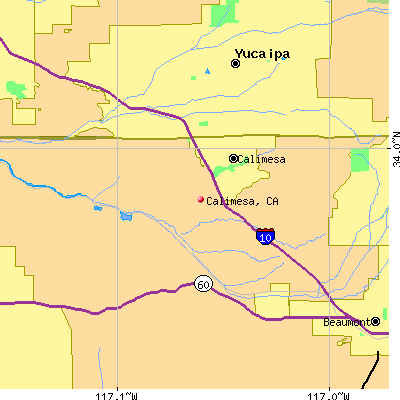 Calimesa map
